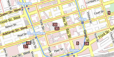 Stadtplan First Canadian Place